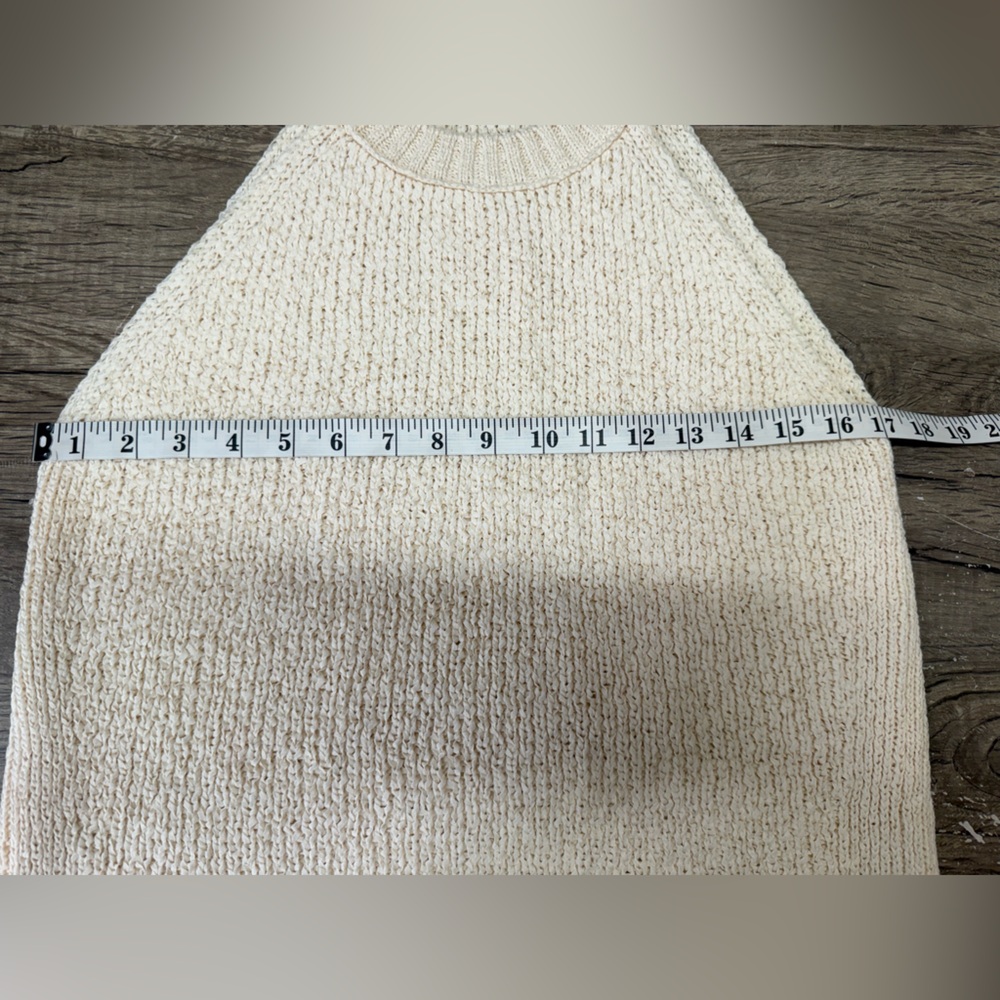 J. Crew Cream Knit Halter Sweater - Picture 6 of 7